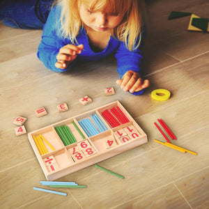 Juguete Educativo Montessori Aprende a Sumar Restar y Multiplicar a Través de Colores y Números