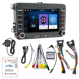 Radio Pantalla de 7" para Coche con Android para Volkswagen/Seat/Skoda, 2 GB de RAM y 32 GB de Memoria