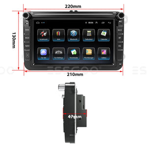 Radio Pantalla para Coche de 8 Pulgadas HD 1080 para Volkswagen