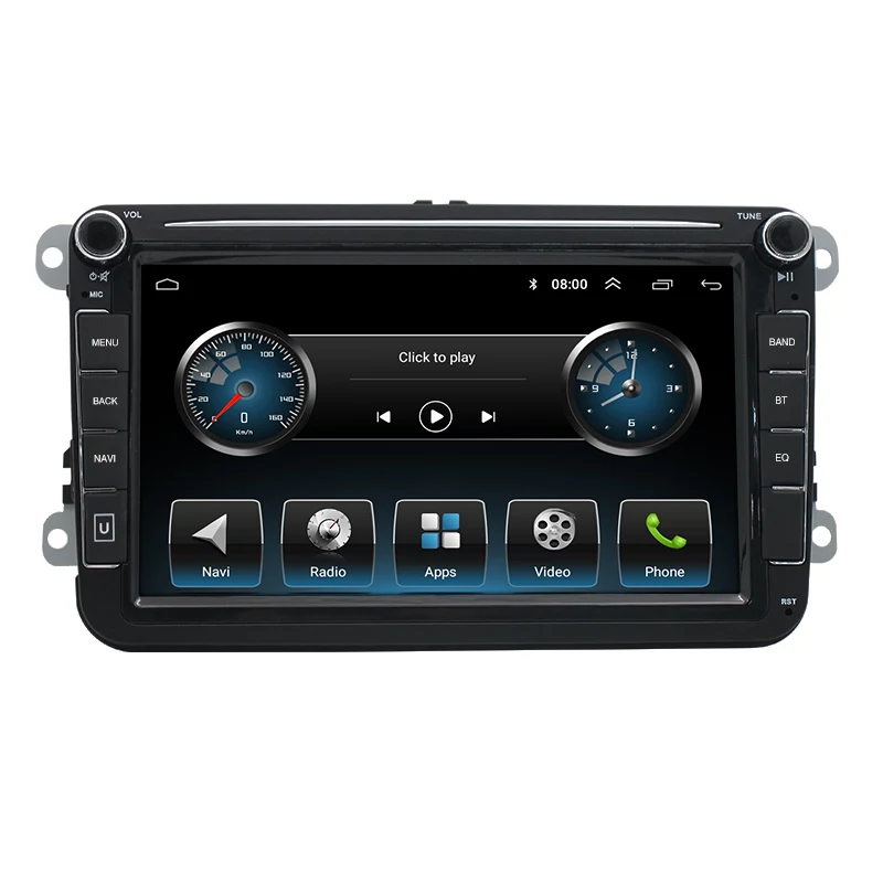 Radio Pantalla para Coche de 8 Pulgadas HD 1080 para Volkswagen