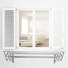 Tendedero Extensible Pared para Exterior - 80x79x26 cm