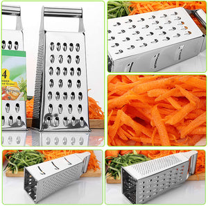Rallador de Cocina Cuatro Caras