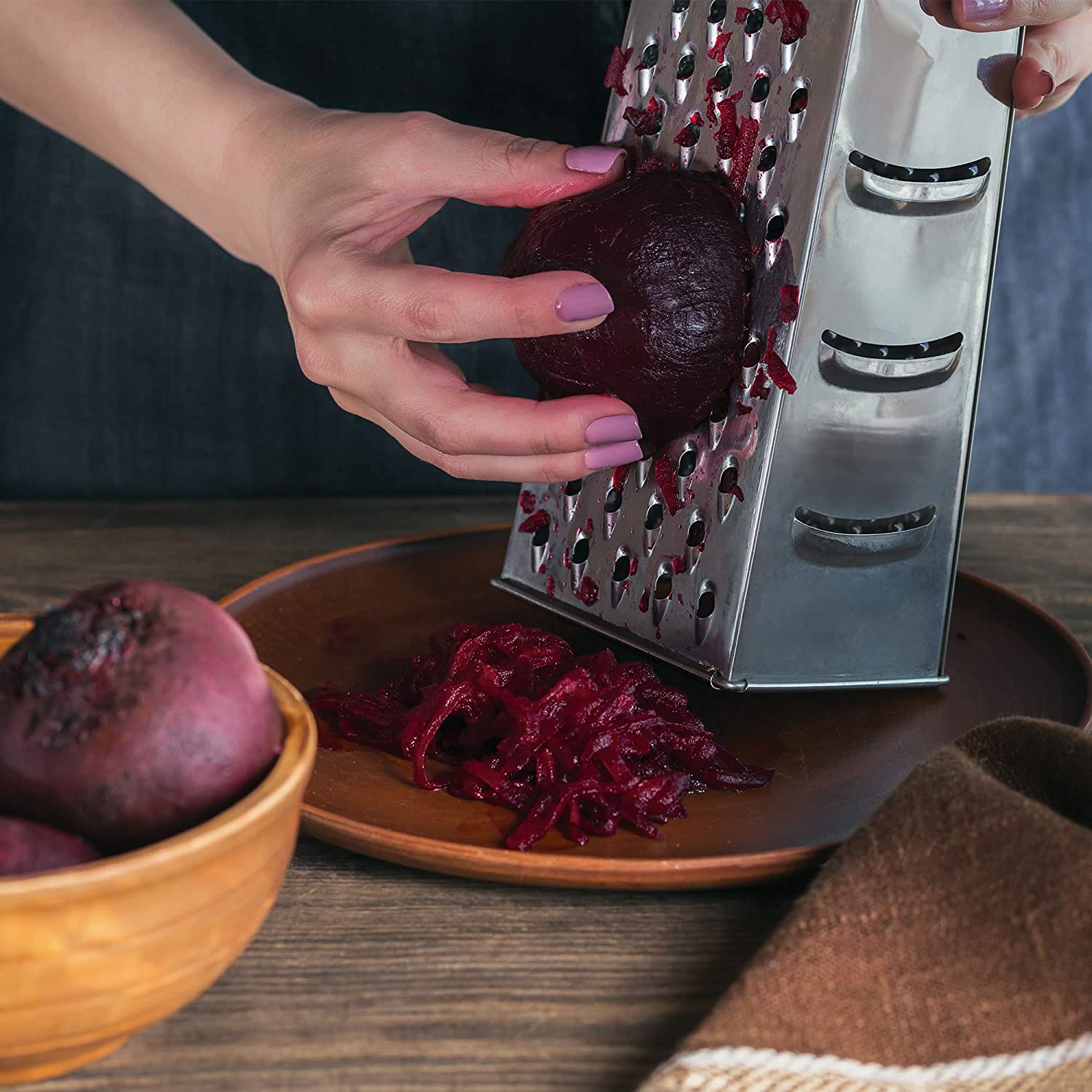 Rallador de Cocina Cuatro Caras