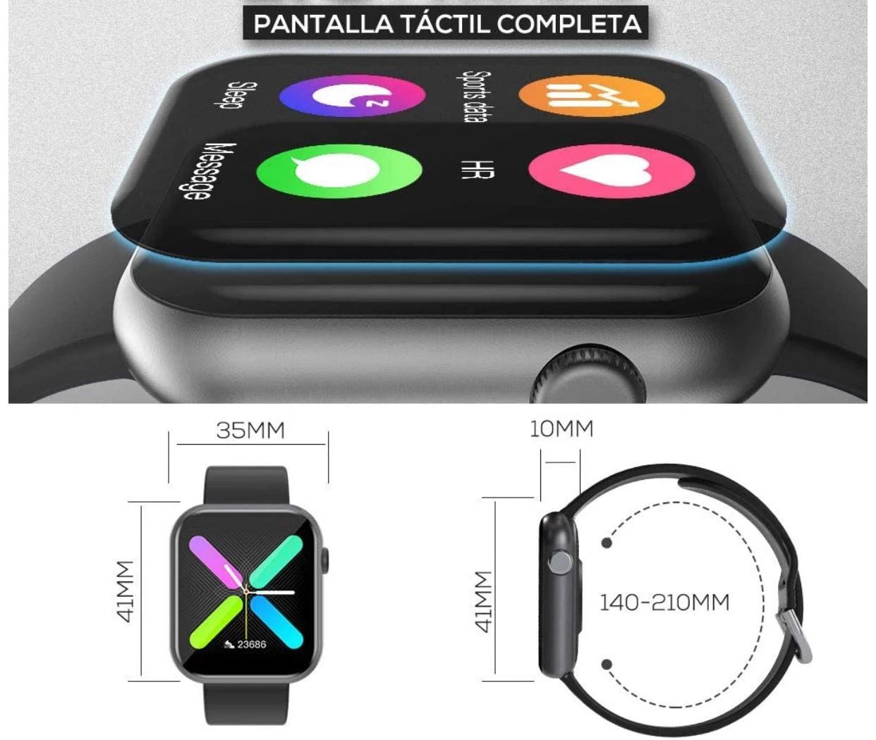 Reloj Smartwatch 6 Plus® + Auriculares AirPro GRATIS