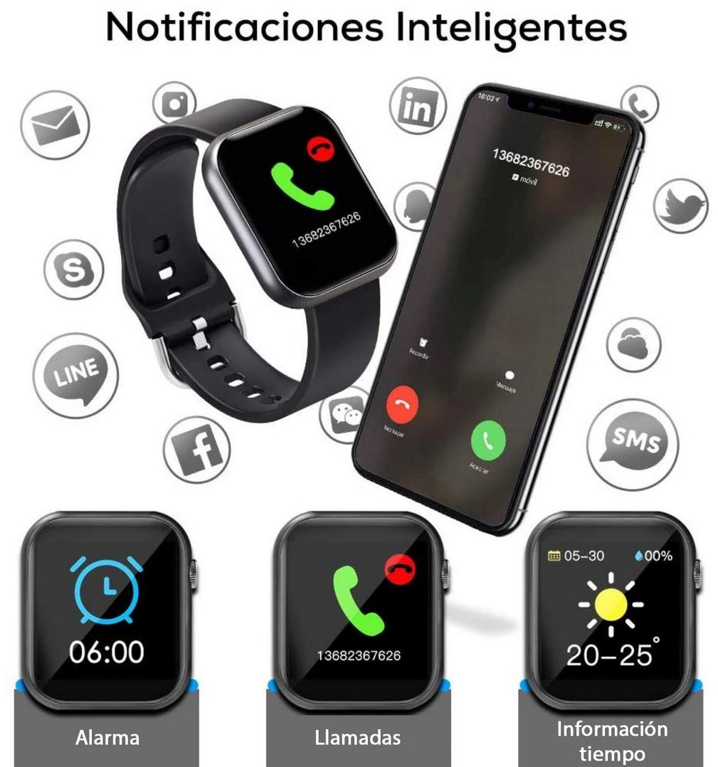 Reloj Smartwatch 6 Plus® + Auriculares AirPro GRATIS
