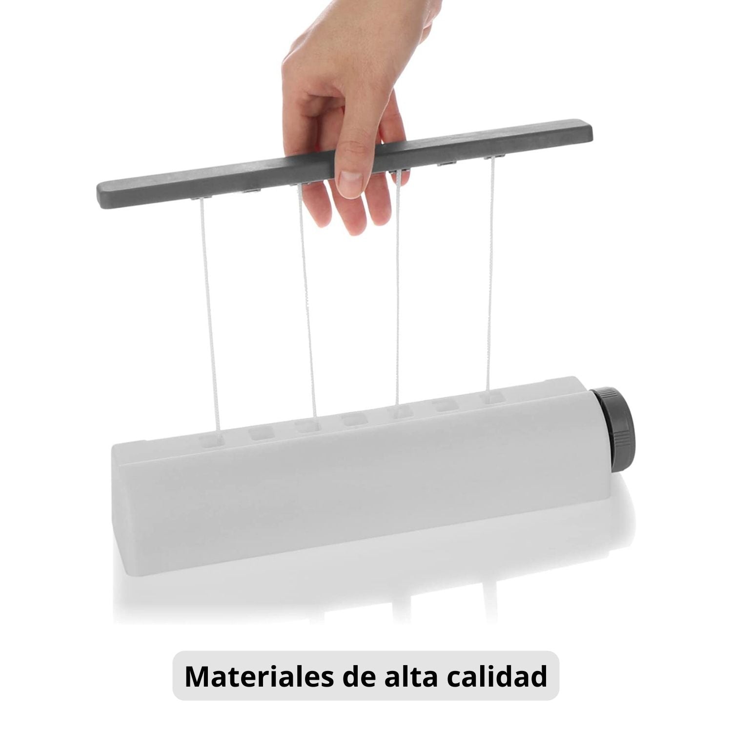 Tendedero Extensible Pared de 4 Cuerdas y 14.8 Metros de tendido