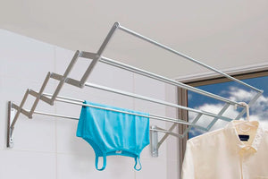 Tendedero Extensible Pared para Exterior - 80x79x26 cm